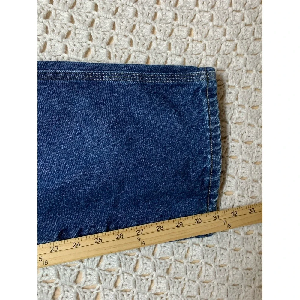 Wrangler Riggs‎ Durashield Jeans Mens Carpenter 32x32 Fits 31x31 Blue Denim Work